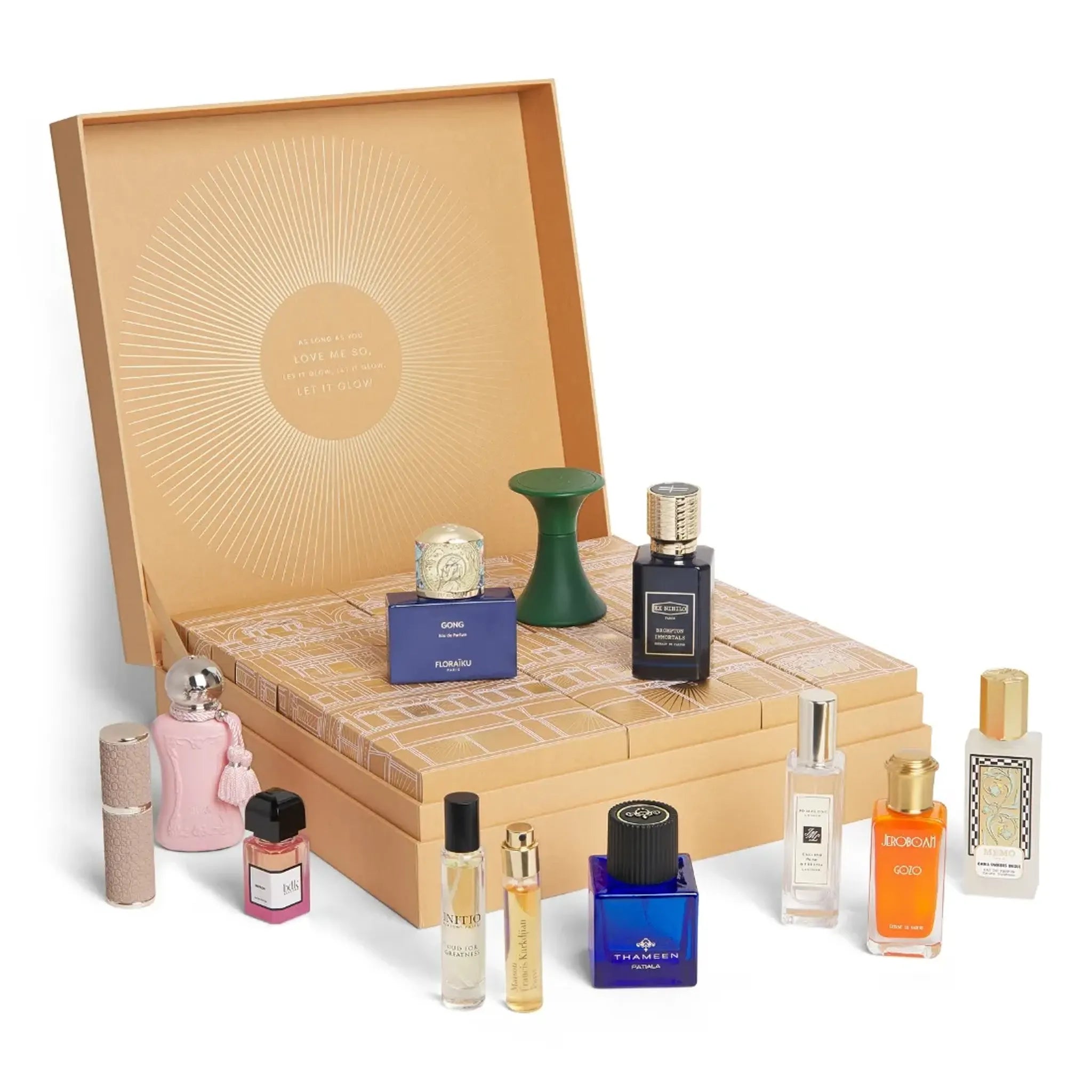 Front View of The Harrods 12 Days of Fragrance Advent Calendar 2026